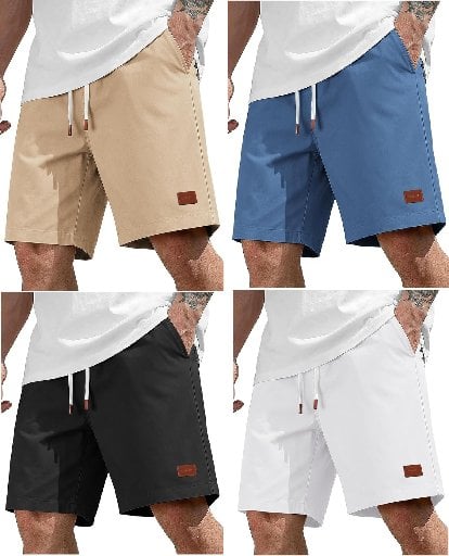 COOFANDY Mens Chino Shorts 9 Inch Inseam Deal