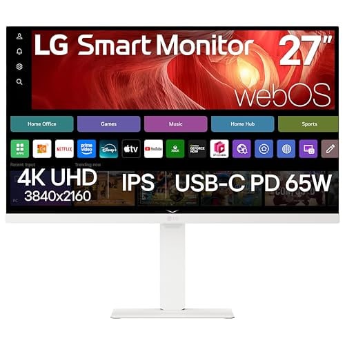 LG 27" 4K UHD IPS Computer Monitor w/ 65W USB-C PD