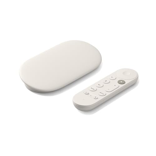Google TV Streamer 4K with Voice Search Remote, Porcelain, 32GB Storage