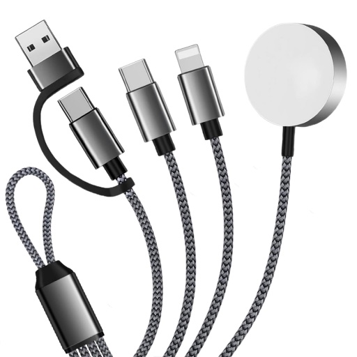 3 in 2 USB C Charger Cable Set