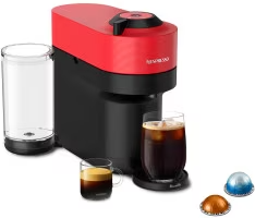 Nespresso Vertuo Pop+ Coffee Maker and Espresso Machine, Red Deal