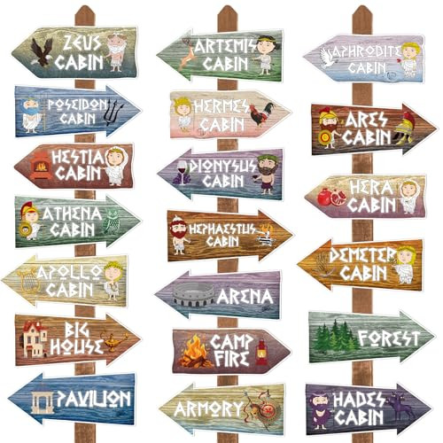 Greek Mythology Decor Arrow Signs 20 Pcs