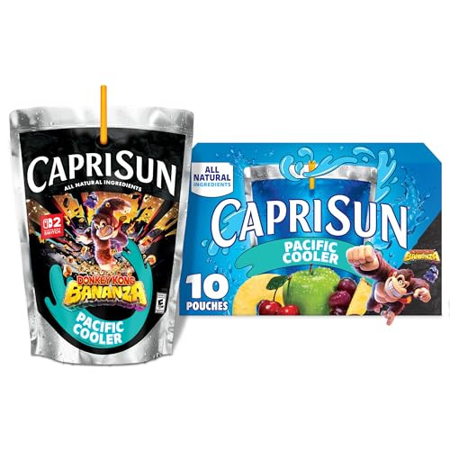 Capri Sun Pacific Cooler Mixed Fruit Flavored Juice Drink Blend 10-Count