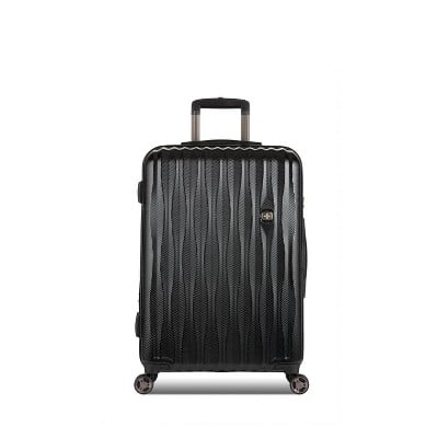 SWISSGEAR Energie Hardside Medium 24-inch Checked Spinner Suitcase Deal