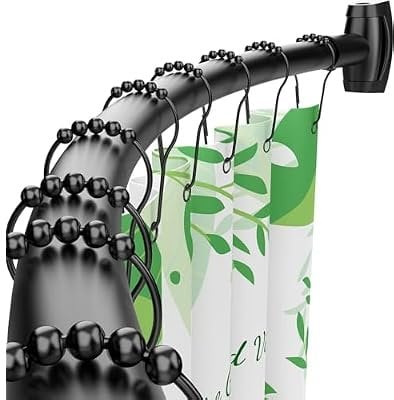 Curved Shower Curtain Rod 40-72 Inches Adjustable Deal