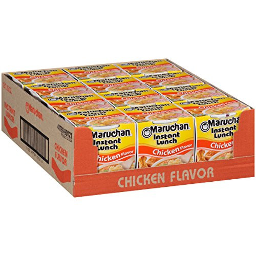 12 Pack of Maruchan Instant Lunch Chicken Flavor, 2.25 Oz.
