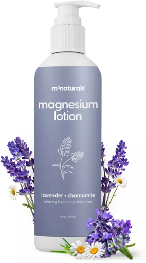 M3 Magnesium Lotion, Lavender & Chamomile 8 fl oz