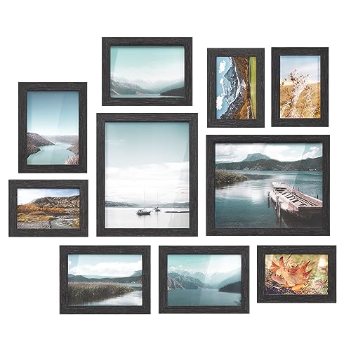 SONGMICS Collage Picture Frames, Set of 10
