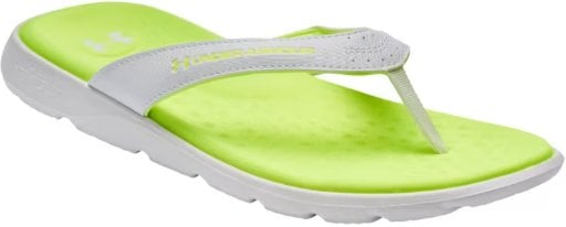 Under Armour Women's Ignite Pro Marbella Sandals (White/Yellow) Deal