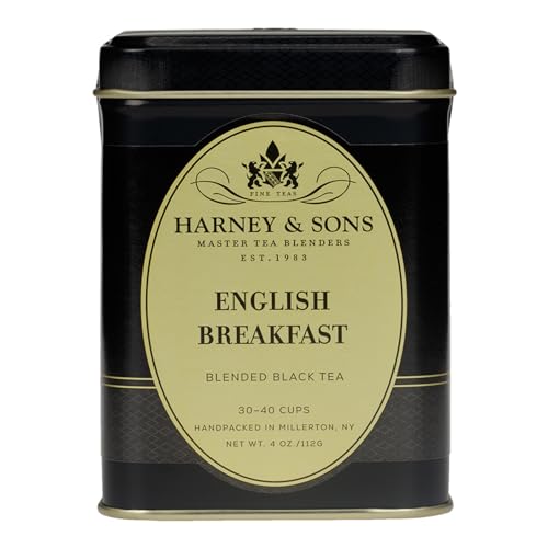 Harney & Sons English Breakfast Loose Leaf Black Tea, 4 oz