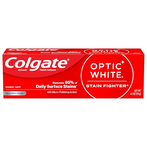 Colgate Optic White Stain Fighter Whitening Toothpaste 4.2-Oz