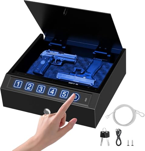 Biometric Fingerprint Safe w/3-Ways Unlock Deal