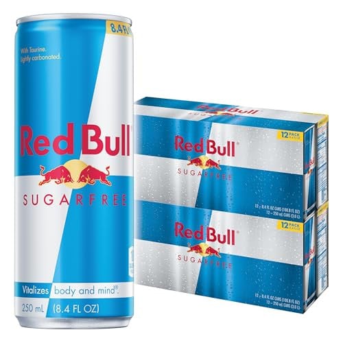 Red Bull Sugar Free Energy Drink 8.4 Fl Oz 24-Pack Deal