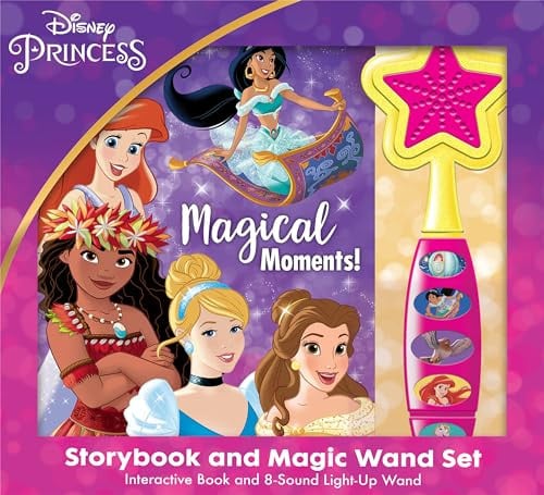 Disney Princess Storybook and Magic Wand Toy Sound Book Set