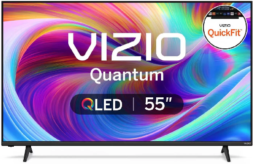 VIZIO 55" 4K QLED HDR Smart TV (Open Box)