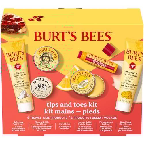 Burt's Bees Tips & Toes Travel Gift Set 6-Pc Deal