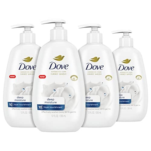 (Prime Deal) Dove Advanced Care Hand Wash Deep Moisture 4-Pack 12-Oz Deal