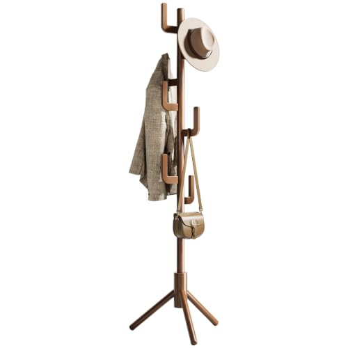 Yoobure Solid Wood Cactus Coat Rack with 8 Hooks Deal