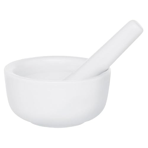HIC Kitchen Porcelain Mortar and Pestle 3.5"