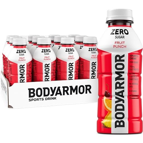 BODYARMOR ZERO Sugar Fruit Punch Electrolyte Drink 12-Pack 16-Ounce