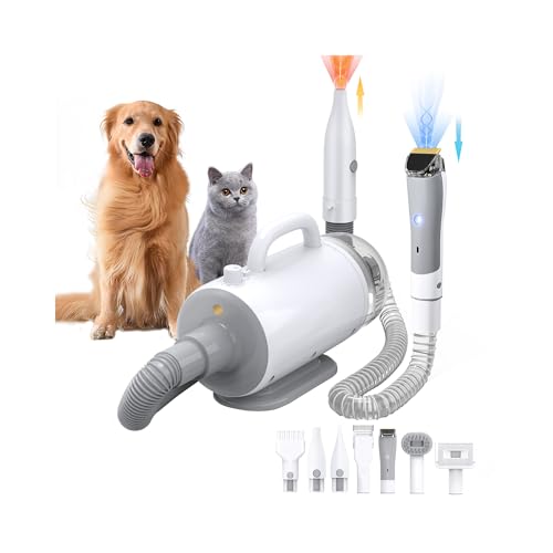 Dog Grooming Vacuum & Blow Dryer 16000Pa Hair Suction Deal