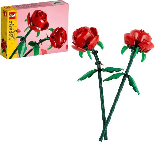 LEGO Roses Building Kit 40460, 120 Pcs.