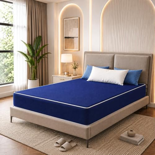 Nutan 5-Inch Medium Firm Water Resistance Nylon Vinyl Foam Mattress King Deal