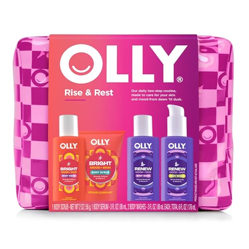OLLY Rise & Rest Day & Night Body Care Set, 4-Piece