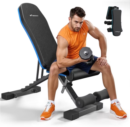MERACH 990-lb Adjustable Weight Bench w/ Leg Extension Deal