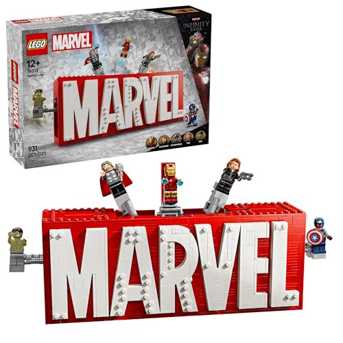 LEGO Marvel Super Heroes - MARVEL Logo (76313, 931-Piece)