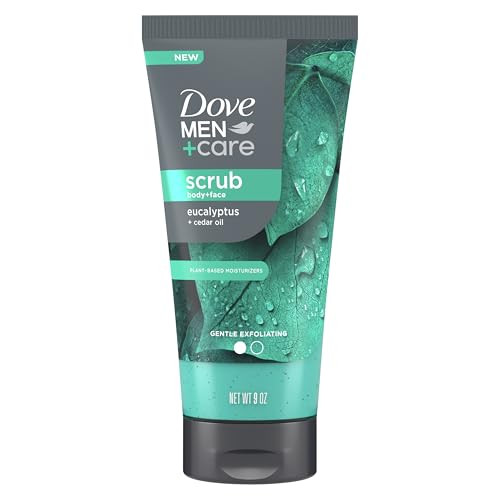 9-Oz Dove Men + Care Body & Face Scrub Cleanser (Eucalyptus)