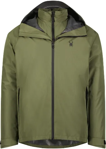Men's 2-in-1 Rain Jacket Dusty Green