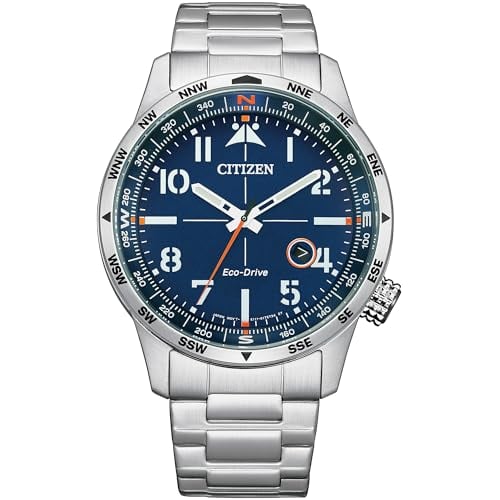 CITIZEN Men's Eco-Drive Avion 43mm Stainless Steel Deal
