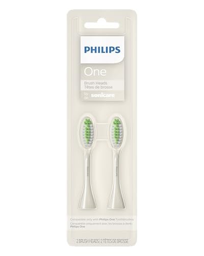 Philips Sonicare One Replacement Brush Heads 2-Pack (White)