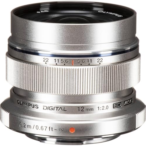 OM SYSTEM Olympus M.Zuiko Digital ED 12mm F2.0 Silver Lens Deal