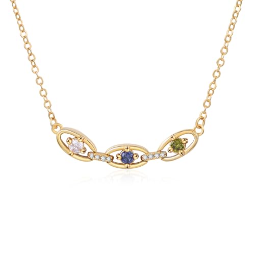 Lam Hub Fong Personalized Birthstone Necklace for Mom Deal