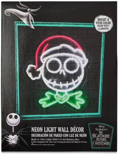 The Nightmare Before Christmas Jack Skellington LED Light Up Hanging Wall Decor