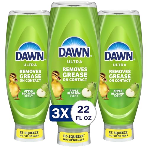 Dawn Ultra EZ Squeeze Dish Soap, Apple Blossom, 3-Pack 22-Oz Deal