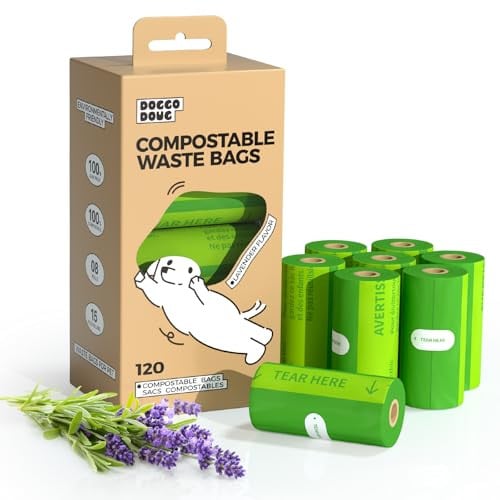 Thicker Home Compostable Dog Poop Bags -120 Bags
