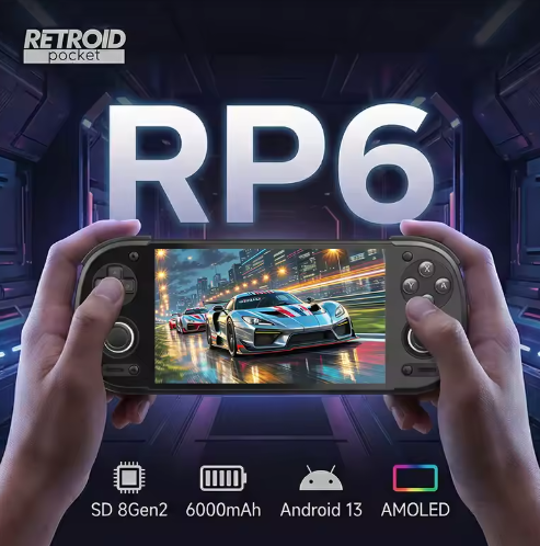 Retroid Pocket 6 RP6 Android Handheld Game Console 8GEN2