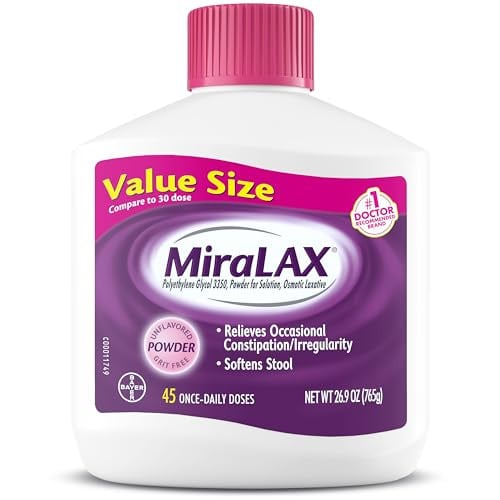 MiraLAX 26.9 Ounce Gentle Constipation Relief Deal