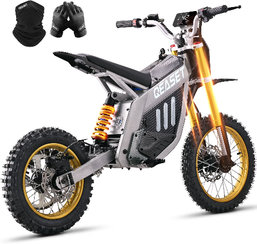 QEASET Dirt Bike DZ009 Electric-Powered Dirt Bike 3000W 48V 30AH