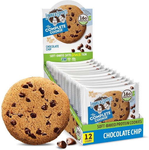 12-Pack 4-Oz Lenny & Larry's The Complete Cookie (Chocolate Chip)