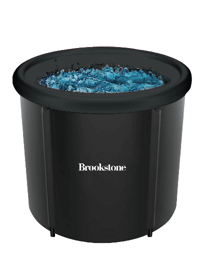 Brookstone Portable Ice Bath Cold Plunge Water Therapy Tub