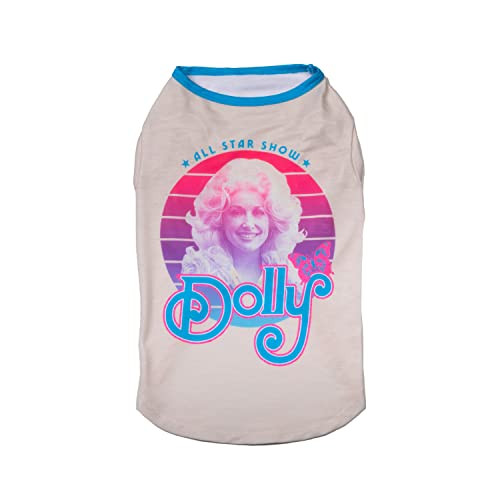 Doggy Parton All Star Show Vintage Style Shirt for Pets - L, White