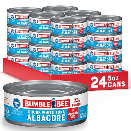 Bumble Bee Chunk White Albacore Tuna in Oil, 5 oz Can (Pack of 24) Deal
