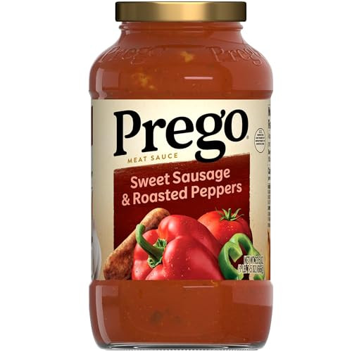 Prego Pasta Sauce Sweet Sausage and Roasted Peppers 2-Pack