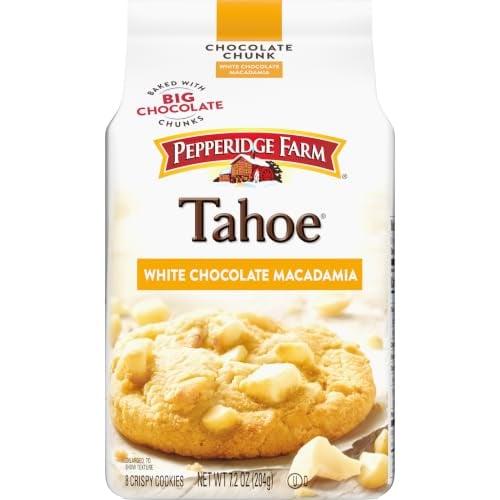 Pepperidge Farm Tahoe Crispy White Chocolate Macadamia Nut Cookies 7.2 oz Bag Deal