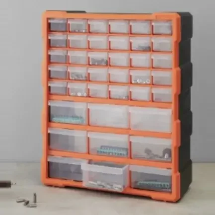 Amazon Basics 39-Slot Craft Storage Cabinet Drawer Organizer