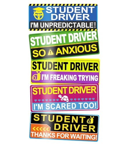 Student Driver Magnet 5-Pack Deal
